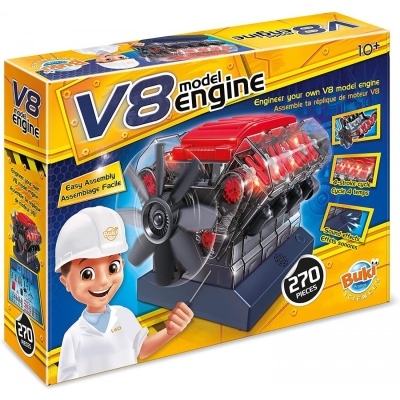 Игрален комплект за сглобяване Buki France - Двигател V8, 270 части