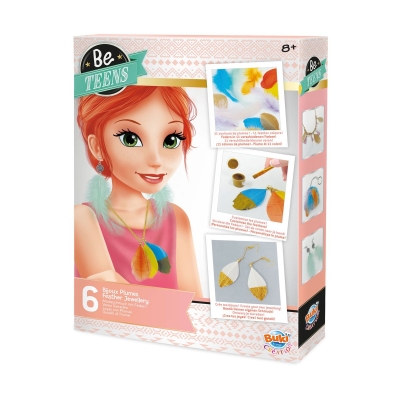 Творчески комплект Buki France - Направи си сам бижута от пера