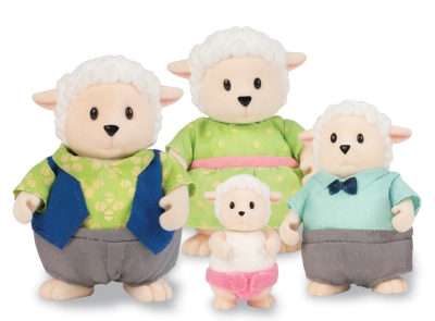 Комплект фигурки Battat - Li′l Woodzeez, Семейство овчици