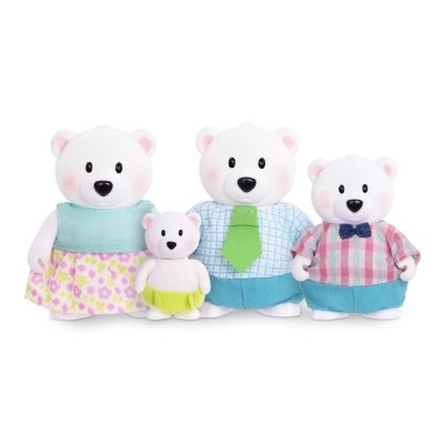 Комплект фигурки Battat - Li′l Woodzeez, Семейство полярни мечета