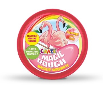 Магически разноцветен моделин Craze - Фламинго, Асортимент