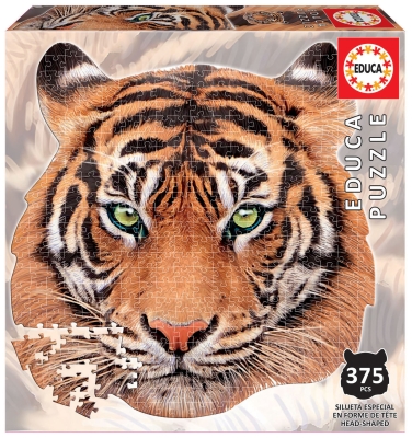 Пъзел Educa - Лице на тигър, 375 части