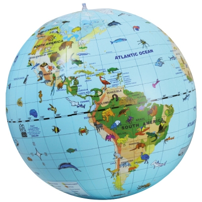 Надуваем глобус Eurekakids - Животински свят