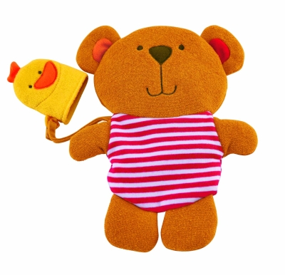 Играчка за баня Hape - Мече и патенце