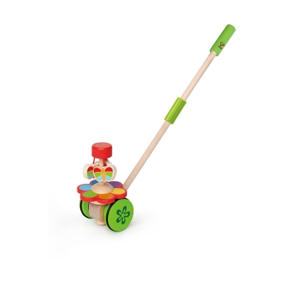 Дървена играчка за бутане Hape - Танцуваща пеперуда