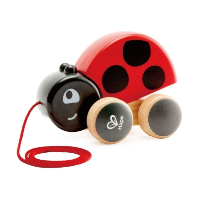 Дървена играчка за дърпане Hape - Калинка