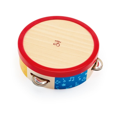 Дървен музикален инструмент Hape - Тамбурина