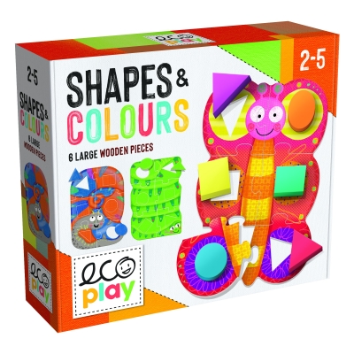 Детска игра Headu - Ecoplay, Форми и цветове