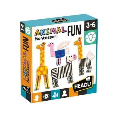 Творчески комплект Headu - Животни от саваната