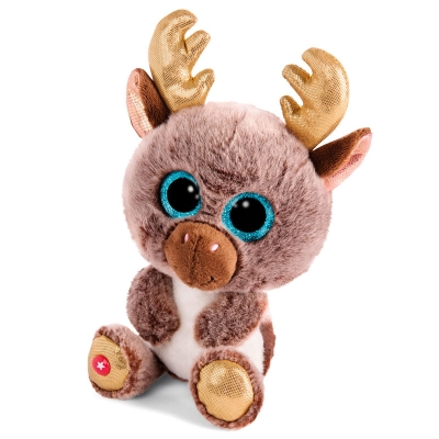 Плюшена играчка Nici - Коледно еленче, 15 сm