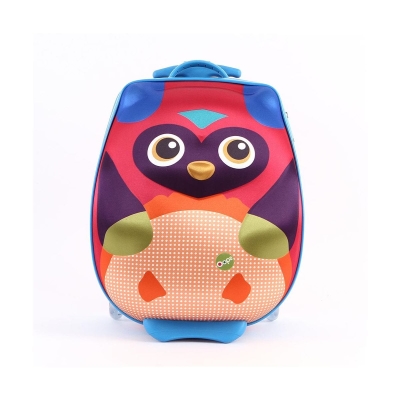 Детски куфар на колелца Oops - Бухал