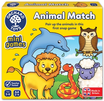 Детска образователна игра Orchard Toys - Животински съвпадения