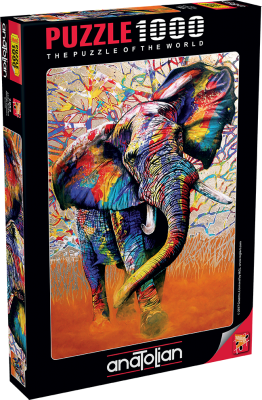 Пъзел Anatolian - Цветове от Африка, 1000 части