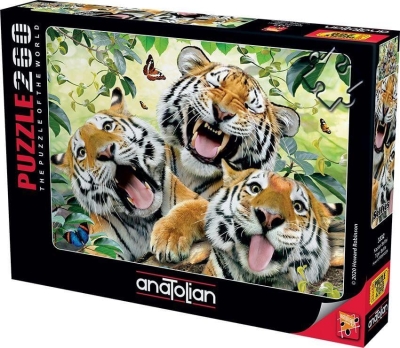 Пъзел Anatolian - Селфи на тигри, 260 части