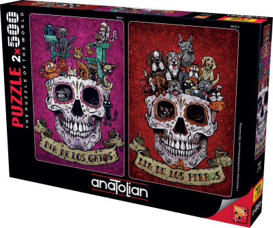 Пъзел Anatolian - Хелоуин, 2 х 500 части