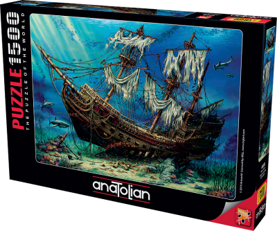 Пъзел Anatolian - Потънал кораб, 1500 части