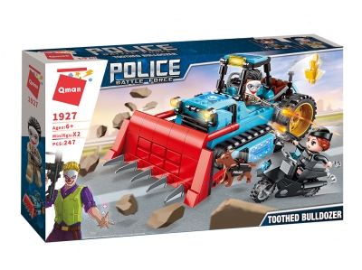 Конструктор Qman - Булдозер, 247 части