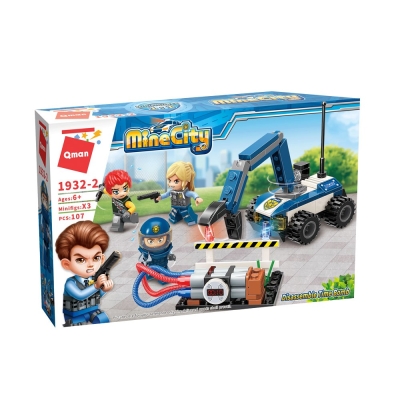 Конструктор Qman - MineCity, Екип сапьори, 107 части