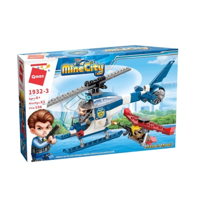 Конструктор Qman - MineCity, Преследване във въздуха, 106 части