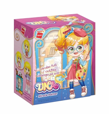 Конструктор Qman - Una, Художник на стъкло, 64 части