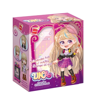 Конструктор Qman - Una, Музикален изпълнител, 64 части