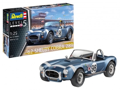 Сглобяем модел Revell - Автомобил ′62 Shelby Cobra 289