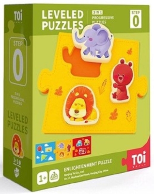 Детски прогресивен пъзел Toi World - Ниво 0