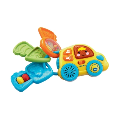 Бебешка дрънкалка Vtech - Ключодържател, със звук и светлина