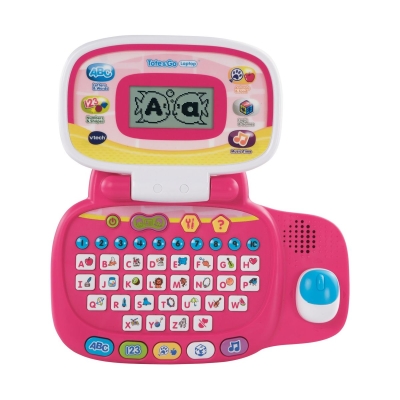 Интерактивна детска играчка Vtech - Лаптоп, Розов