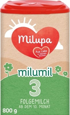Адаптирано мляко на прах Milumil - Milupa 3, опаковка 800 g