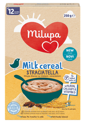 Млечна Старчатела каша Milupa, 12м+, 250 гр