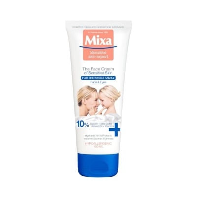 Крем за лице за чувствителна кожа Mixa, 100 ml