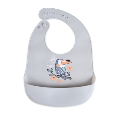 Силиконов лигавник Cangaroo - Rooibos, Сив