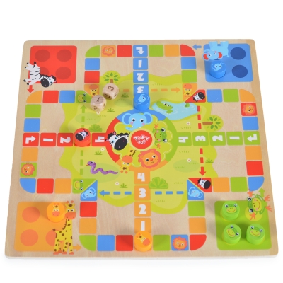 Дървена игра 2 в 1 Tooky Toy