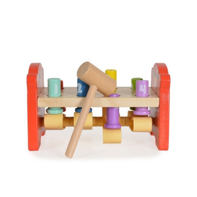 Дървена игра с чукче Tooky Toy