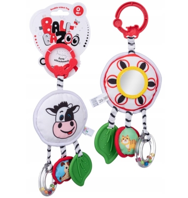 Играчка за количка Bali Bazoo - Кравичка, с огледало