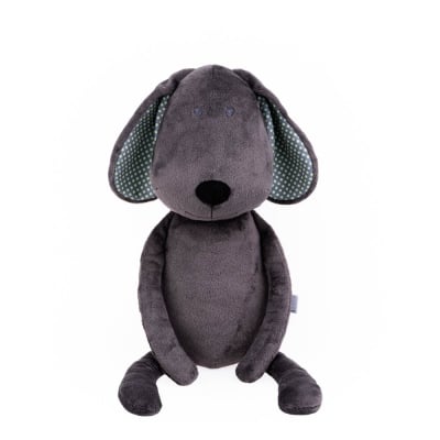 Мека играчка за гушкане Bali Bazoo - Dog, 58 cm, Сива