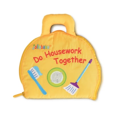 Мека книжка-чанта Jollybaby - Do housework together