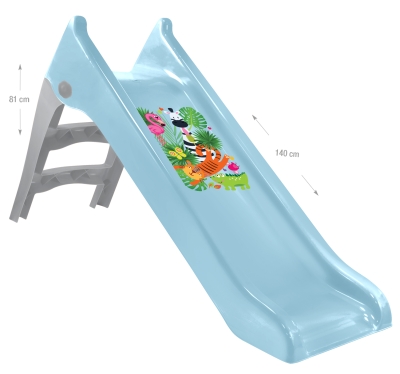 Детска пързалка Mochtoys - 140 cm, Синя