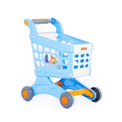 Пазарска количка Polesie Toys - Натали, Синя