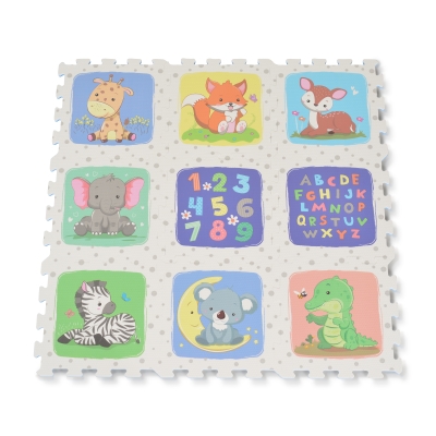 Мек пъзел Moni Toys с принт - Safari, 9 части