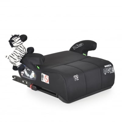 Седалка за кола Moni - Monza, IsoFix, i-Size, 125 - 150 cm, Черна