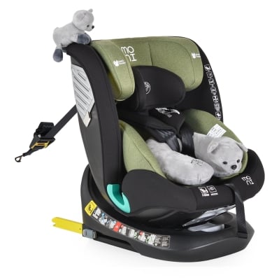 Столче за кола Moni - Serengeti, i-Size, IsoFix, 40-150 cm, Зелено