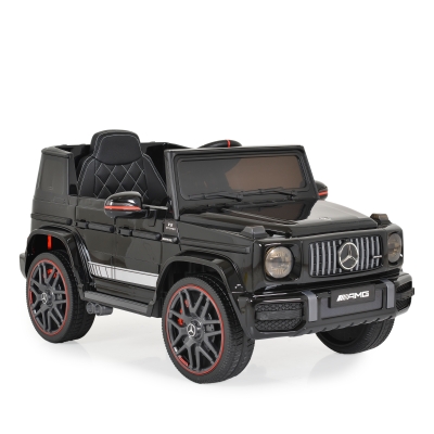 Акумулаторен джип Moni - Mercedes G63, Черен металик