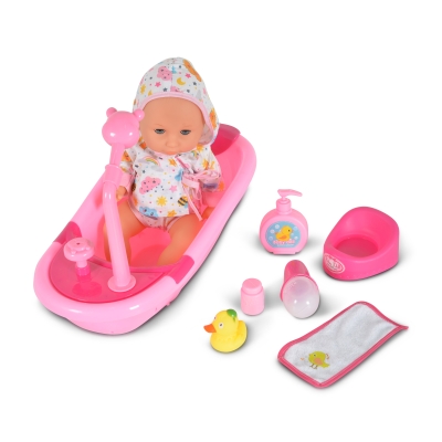 Детска кукла Tutu love - С вана за къпане, 36 сm