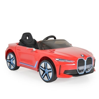Акумулаторна кола BMW - i4, червена