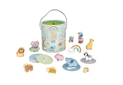Дървена игра с животни Tooky Toy