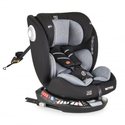 Столче за кола Moni - Nitro, IsoFix, 0-36 кг, Сиво