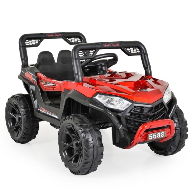 Детски акумулаторен джип Moni - Fast UTV, Червен металик
