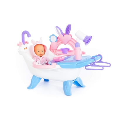 Вана с кукла Polesie Toys - С аксесоари